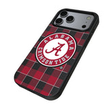 University of Alabama Crimson Tide Plaid MagSafe Compatible Phone Case for Apple iPhone 17 Series