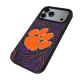 Clemson University Tigers Paisley MagSafe Compatible Phone Case for Apple iPhone 17 Series