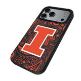 University of Illinois Fighting Illini Paisley MagSafe Compatible Phone Case for Apple iPhone 17 Series
