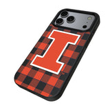 University of Illinois Fighting Illini Plaid MagSafe Compatible Phone Case for Apple iPhone 17 Series