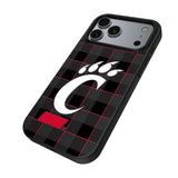 University of Cincinnati Bearcats Plaid MagSafe Compatible Phone Case for Apple iPhone 17 Series