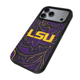 Louisiana State University Tigers Paisley MagSafe Compatible Phone Case for Apple iPhone 17 Series