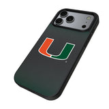 University of Miami Hurricanes Linen MagSafe Compatible Phone Case for Apple iPhone 17 Series