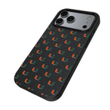 University of Miami Hurricanes Fashion Pattern MagSafe Compatible Phone Case for Apple iPhone 17 Series
