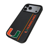 University of Miami Hurricanes Sidebar MagSafe Compatible Phone Case for Apple iPhone 17 Series