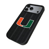 University of Miami Hurricanes Text Backdrop MagSafe Compatible Phone Case for Apple iPhone 17 Series
