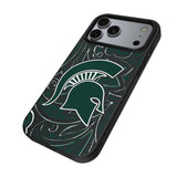 Michigan State University Spartans Paisley MagSafe Compatible Phone Case for Apple iPhone 17 Series