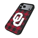University of Oklahoma Sooners Plaid MagSafe Compatible Phone Case for Apple iPhone 17 Series