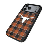 University of Texas Longhorns Plaid MagSafe Compatible Phone Case for Apple iPhone 17 Series