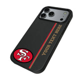 San Francisco 49ers Historic Collection Personalized Sidebard MagSafe Compatible Phone Case for Apple iPhone 17 Series