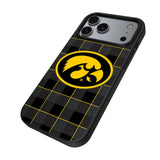 University of Iowa Hawkeyes Plaid MagSafe Compatible Phone Case for Apple iPhone 17 Series