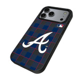 Atlanta Braves Plaid MagSafe Compatible Phone Case for Apple iPhone 17 Series