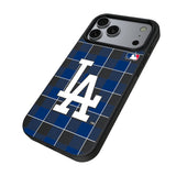 LA Dodgers Plaid MagSafe Compatible Phone Case for Apple iPhone 17 Series