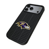 Baltimore Ravens Text Backdrop MagSafe Compatible Phone Case for Apple iPhone 17 Series