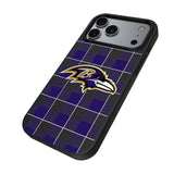 Baltimore Ravens Plaid MagSafe Compatible Phone Case for Apple iPhone 17 Series