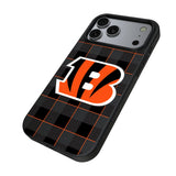 Cincinnati Bengals Plaid MagSafe Compatible Phone Case for Apple iPhone 17 Series