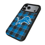 Detroit Lions Plaid MagSafe Compatible Phone Case for Apple iPhone 17 Series