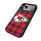Kansas City Chiefs Plaid MagSafe Compatible Phone Case for Apple iPhone 17 Series