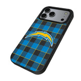 Los Angeles Chargers Plaid MagSafe Compatible Phone Case for Apple iPhone 17 Series