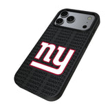 New York Giants Text Backdrop MagSafe Compatible Phone Case for Apple iPhone 17 Series