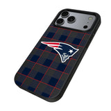 New England Patriots Plaid MagSafe Compatible Phone Case for Apple iPhone 17 Series