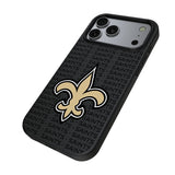 New Orleans Saints Text Backdrop MagSafe Compatible Phone Case for Apple iPhone 17 Series