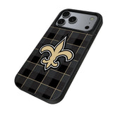 New Orleans Saints Plaid MagSafe Compatible Phone Case for Apple iPhone 17 Series