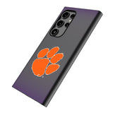 Clemson University Tigers Linen MagSafe Compatible Phone Case for Samsung Galaxy