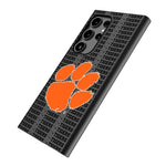 Clemson University Tigers Text Backdrop MagSafe Compatible Phone Case for Samsung Galaxy
