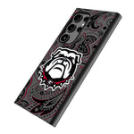 University of Georgia Bulldogs Uga Paisley MagSafe Compatible Phone Case for Samsung Galaxy
