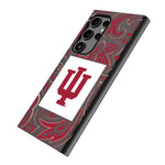 Indiana University Hoosiers Paisley MagSafe Compatible Phone Case for Samsung Galaxy