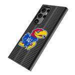 University of Kansas Jayhawks Text Backdrop MagSafe Compatible Phone Case for Samsung Galaxy