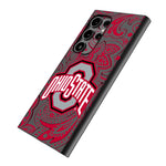 Ohio State University Buckeyes Paisley MagSafe Compatible Phone Case for Samsung Galaxy