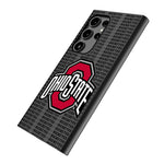 Ohio State University Buckeyes Text Backdrop MagSafe Compatible Phone Case-1