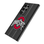 Ohio State University Buckeyes Text Backdrop MagSafe Compatible Phone Case for Samsung Galaxy