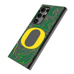 University of Oregon Ducks Paisley MagSafe Compatible Phone Case for Samsung Galaxy