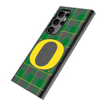 University of Oregon Ducks Plaid MagSafe Compatible Phone Case for Samsung Galaxy