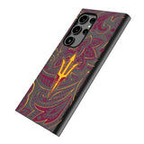 Arizona State University Sun Devils Paisley MagSafe Compatible Phone Case for Samsung Galaxy