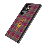 Arizona State University Sun Devils Plaid MagSafe Compatible Phone Case-1