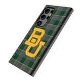 Baylor University Bears Plaid MagSafe Compatible Phone Case for Samsung Galaxy