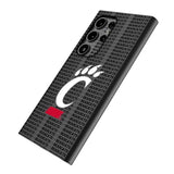 University of Cincinnati Bearcats Text Backdrop MagSafe Compatible Phone Case for Samsung Galaxy