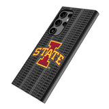 Iowa State University Cyclones Text Backdrop MagSafe Compatible Phone Case for Samsung Galaxy