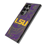 Louisiana State University Tigers Paisley MagSafe Compatible Phone Case for Samsung Galaxy