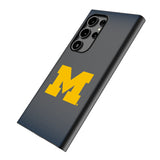 University of Michigan Wolverines Linen MagSafe Compatible Phone Case for Samsung Galaxy