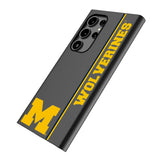 University of Michigan Wolverines Sidebar MagSafe Compatible Phone Case for Samsung Galaxy