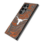 University of Texas Longhorns Paisley MagSafe Compatible Phone Case for Samsung Galaxy
