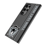 Oakland Raiders 1963 Historic Collection Personalized Sidebard MagSafe Compatible Phone Case for Samsung Galaxy