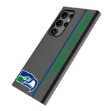 Seattle Seahawks Historic Collection Personalized Sidebard MagSafe Compatible Phone Case for Samsung Galaxy