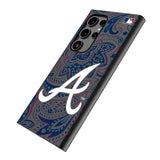 Atlanta Braves Paisley MagSafe Compatible Phone Case for Samsung Galaxy