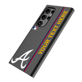 Atlanta Braves Personalized Sidebard MagSafe Compatible Phone Case for Samsung Galaxy